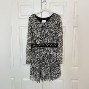 BCBGeneration long sleeve cutout dress
